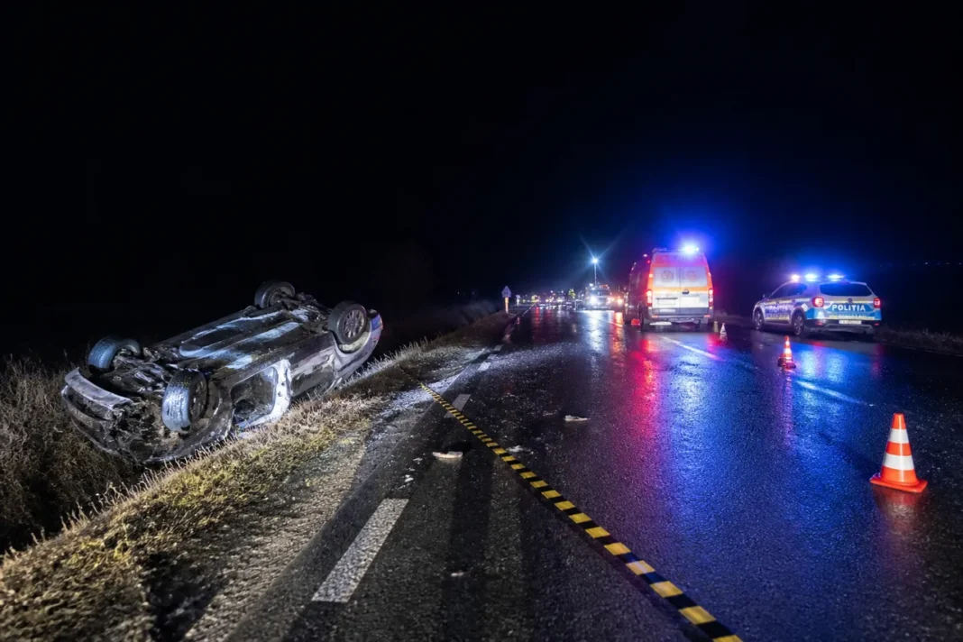 Cinci morți pe DN 61: șofer de 20 de ani, fără permis, a ucis trei pietoni