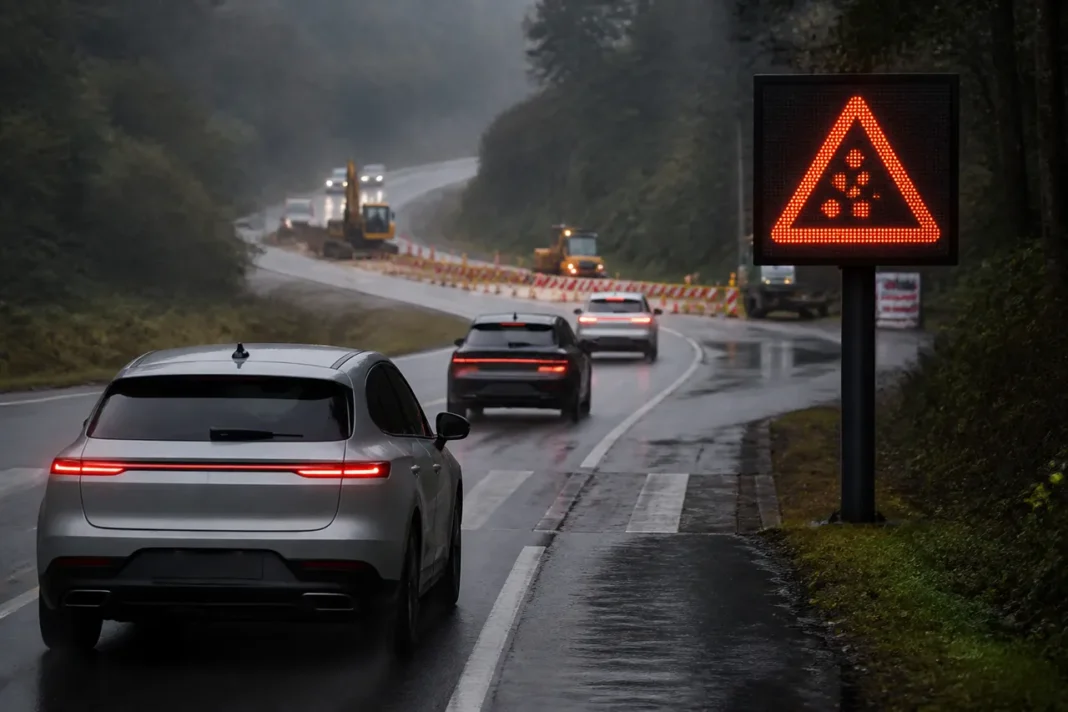 Volvo adaugă alerte conectate pentru pietoni și lucrări pe EX60, EX90 și ES90