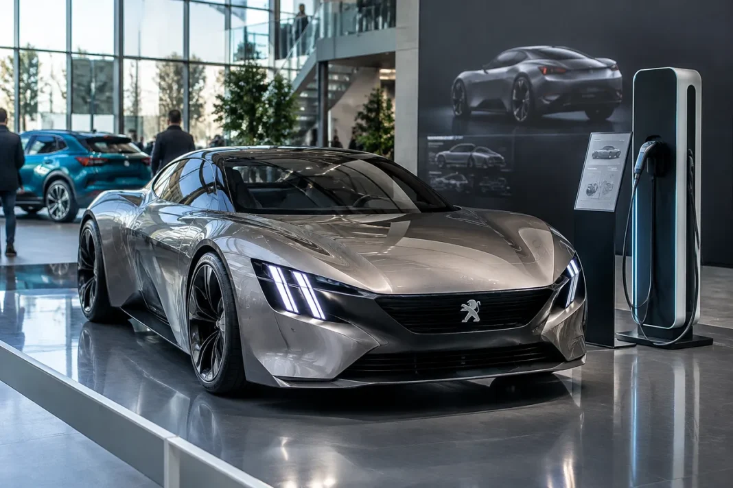 Peugeot RCZ Vision aduce 500 CP și baterie solid-state cu încărcare în 10 minute